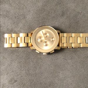 Gold movado bold watch
